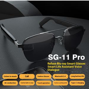 Gafas inteligentes multifunción BT con auriculares para música y llamadas telefónicas, gafas portátiles inteligentes, novedad de 2017 - Product Image 3