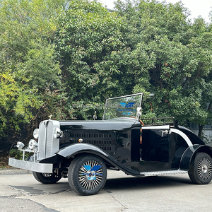 รถท่องเที่ยวไฟฟ้าแบบคลาสสิกพร้อมล้อ4ล้อรถ2-Seater โบราณ - Product Image 6