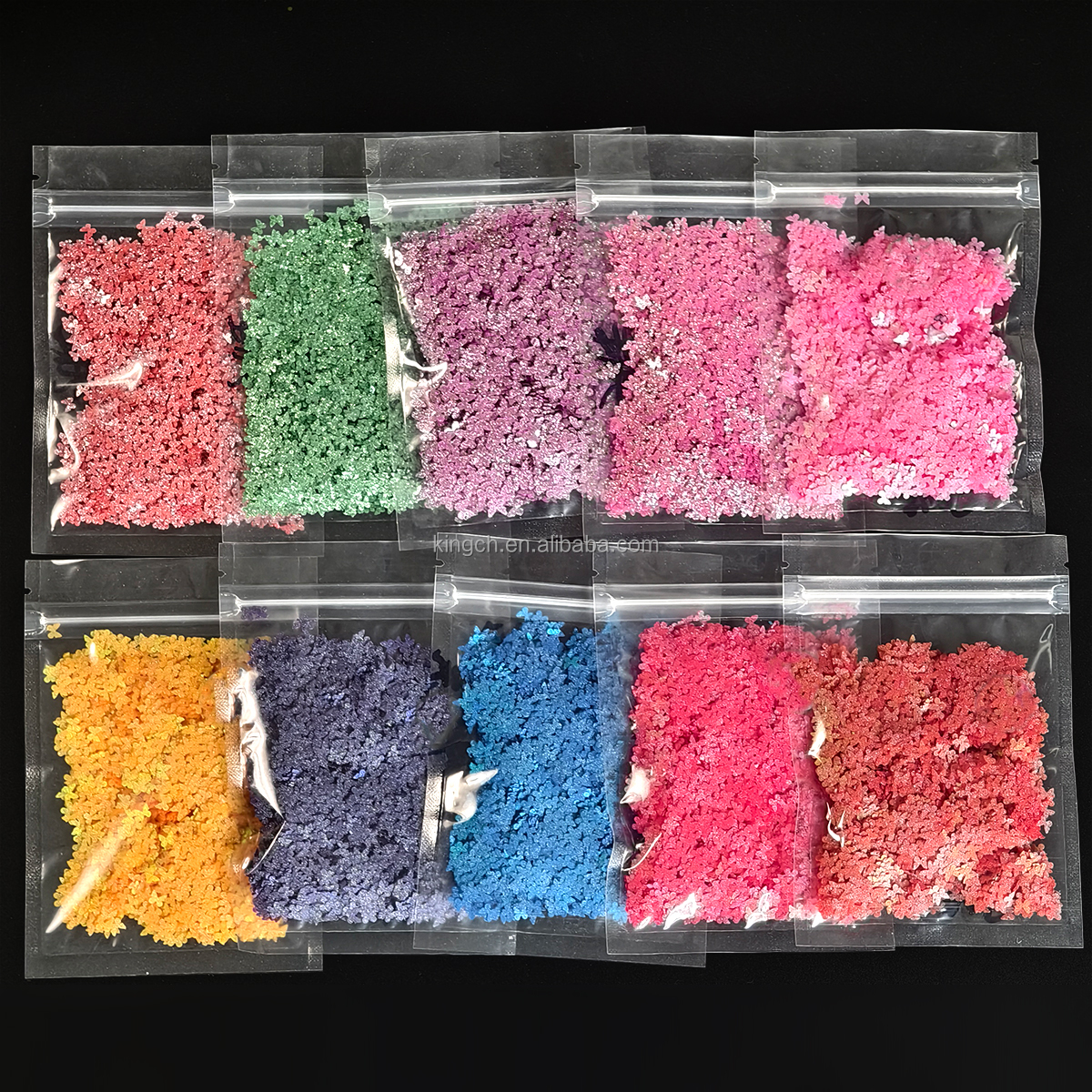 Skylety 100 Pcs Snowflake Confetti 1 97 Inch Large Glitter