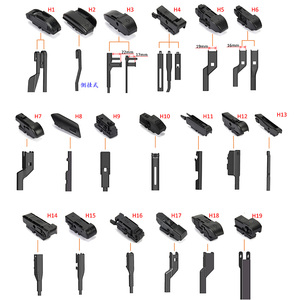 Venta al por Mayor de Escobillas Limpiaparabrisas Híbridas Multiadaptador para Autos Japoneses y Coreanos, Incluyendo KIA, Toyota, Hyundai y Subaru - Product Image 1