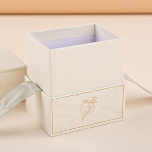 Caja de regalo de boda para invitados, pendientes de cinta, embalaje de joyería, Cajas de Regalo, juego de caja de regalo para mujer - Product Image 2