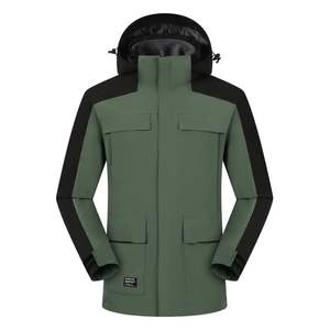 Custom Logo Heren Warm Afneembaar Waterdicht <span class=keywords><strong>3</strong></span> In 1 Winterjas Jassen Winddicht Windjack Fleece Werk Outdoor Wandeljack - Product Image 4