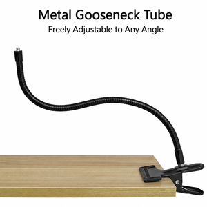 360 °   Soporte Flexible Multifuncional con Clip Giratorio y Tubo de Cuello de Cisne para Lámpara LED Portátil y Soporte para Teléfono Móvil - Product Image 3