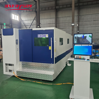 Máquina de Corte Láser de Fibra de 3KW, Totalmente Cerrada, para Corte de Metal en Láminas con Alta Precisión