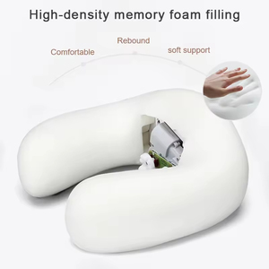 Produit le plus vendu 2026 : Oreiller de massage cervical électrique vibrant en forme de U pour la maison, idéal pour le cou et le dos - Product Image 3