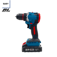 Perceuse au lithium sans fil SUBY, moteur sans balais, équipée de 2 batteries 21V, chargeur rapide, prend en charge OEM et ODM