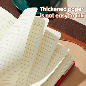 Bán buôn A5 tùy chỉnh trang bìa cứng Tạp Chí máy tính xách tay in phong cách lea-ràng buộc đại học viết máy tính xách tay xoắn ốc khóa - Product Image 4