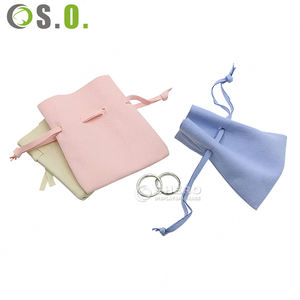Accept Custom logo Order Recyclable Promotion Packaging Microfiber Pouch Small Microfiber Pouches for Jewelry Pouch Bag - Product Image 2