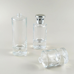 Bán buôn sang trọng núi lửa cơ sở chai nước hoa thủy tinh <span class=keywords><strong>30ml</strong></span> 55ml 100ml bơm lại với phun và cap - Product Image 3