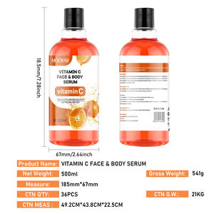 เซรั่มบำรุงผิวหน้าและร่างกาย4ชนิดมาใหม่กรดไฮยาลูรอนิกและนิโคตินาไมด์อัลฟาอาร์บูติน AHA และ <span class=keywords><strong>VC</strong></span> 500มล. - Product Image 4