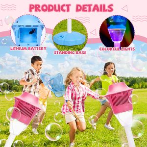 Juguete de Burbujas de Jabón de Plástico con Forma de Farola, Lámpara de Jardín, Máquina Automática de Burbujas para Niños y Adultos, Juego de Fiesta, Venta Caliente en YouTube - Product Image 4