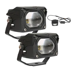 Dual Colors 60W 2.5 Inch U9Plus 24V Motorcycle Driving Light Led Auxiliary Light