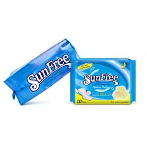 Serviettes hygiéniques en coton ultra-minces, respirantes, anti-fuites, avec ailettes, <span class=keywords><strong>de</strong></span> haute qualité pour femmes, vente en gros - Product Image 1