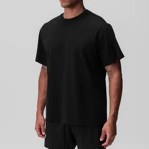 Оптовая продажа, Мужская футболка из чистого хлопка и полиэстера на заказ