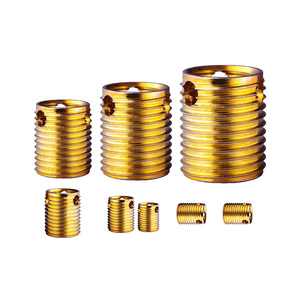 Sợi thép carbon chèn 308 Tự Khai thác chủ đề chèn ốc vít khác ren ống lót bề mặt được mịn màng và thậm Chí - Product Image 1