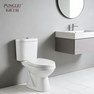 <span class=keywords><strong>WC</strong></span> en céramique économique à chasse directe avec siphon en S, deux pièces, fabriqué en Chine, à vendre - Product Image 1