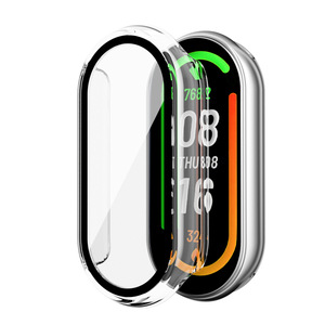 New Watch Protector bìa cứng PC Bumper trường hợp đồng hồ cho Xiaomi Mi Band 9 8 với Tempered Glass màn hình - Product Image 1
