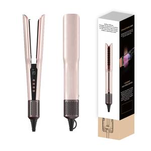 Lisseur à plaque PTC 2 en 1 avec 200 millions d'ions négatifs Outil de <span class=keywords><strong>coiffure</strong></span> électrique pour usage domestique, adapté aux voyages - Product Image 1