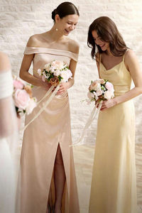 Bouquets <span class=keywords><strong>de</strong></span> mariée en fleurs artificielles en soie rose et beige <span class=keywords><strong>sable</strong></span>, 4 pièces, 7 pouces, pour demoiselles d'honneur, mariage - Product Image 3