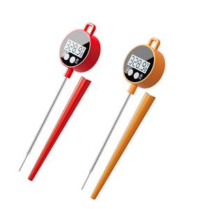 Accesorios de cocina para barbacoa, termómetro para carne, Grado Alimenticio, sonda 304ss con IPX6, impermeable, para carne, leche, café, leche, termómetro Digital - Product Image 1