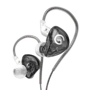 KZ G1Wired หูฟังชนิดใส่ในหู,หูฟังตัดเสียงรบกวนสำหรับเล่นเกมเล่นกีฬาถอดสายได้ที่อุดหูในหูฟัง