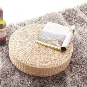 <span class=keywords><strong>Pouf</strong></span> de couleur unie de style japonais élégant fait à la main bouddha baie vitrée design paille <span class=keywords><strong>futon</strong></span> coussin tapis de sol coussin décoratif payeur - Product Image 1