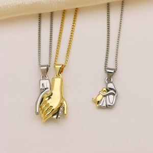BD-D1292 Woman Dog Hug Necklace Cute Gifts for Her Him Jewelry Birthday Gift <strong>Animal</strong> <strong>Lover</strong> - Product Image 2
