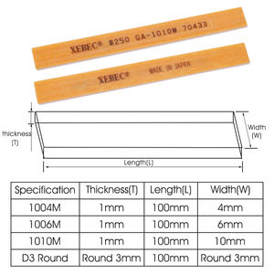 مجموعة أحجار الزيت الأصلية اليابانية xbec G Series من صقل الأحجار الدهنية ، قالب مستطيلي من سلسلة 48 x x x x x x x x D3 - Product Image 4