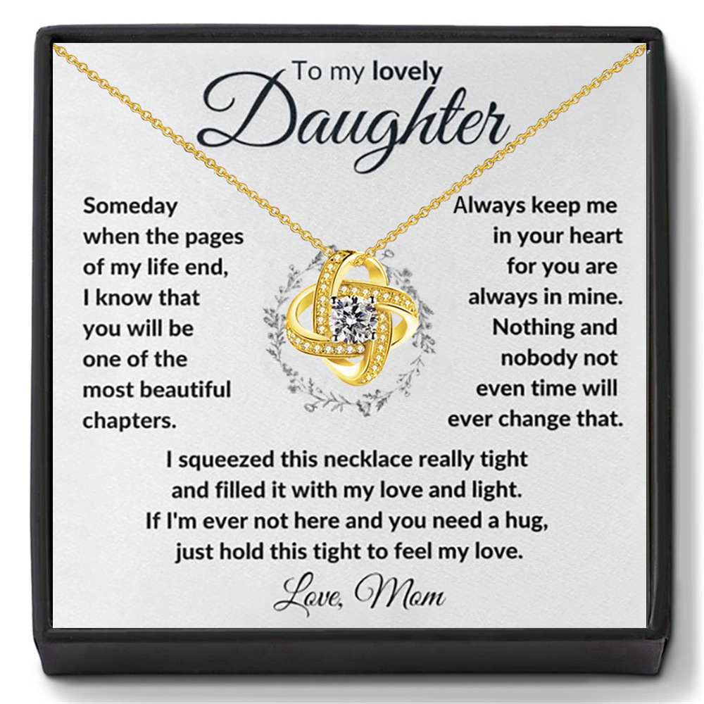 Necklace (Gold) + C Card Gift Box