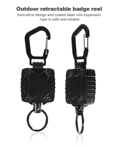 Roust Creatieve Intrekbare Puller Eenvoudig Gebruik Outdoor Accessoire Voor Bergbeklimmen Werk Certificaat Badge Houder Anti-Verlies Sleutel - Product Image 4