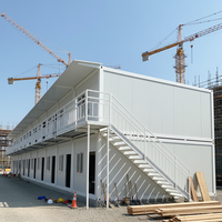 Maison conteneur maritime personnalisée de 40 pieds, unité modulaire préfabriquée avec salle de bain et cuisine, prête à vivre
