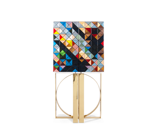 Meuble de bar de luxe, meuble de rangement haut de gamme, armoire à liqueur sur mesure, vitrine pour villa, hall d'hôtel, salle à manger - Product Image 2