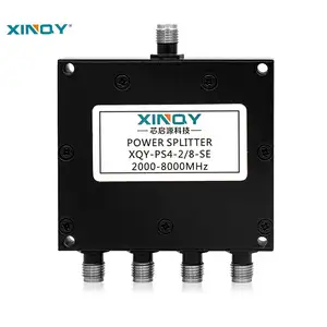 Xinqy 2.4G/5.8G/Wifi6 Sma Splitter 4 Way Rf Combiner 2Ghz 8Ghz Power Splitter Power Distributeur Sma Power Divider