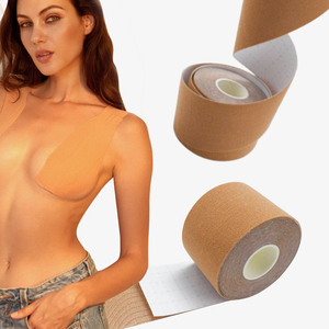 Boob Tape BoobTape Bande de corps imperméable à la sueur Lifting des seins Forme de poussée Soutien-gorge collant Boob Tape Boobtape pour le lifting des seins - Product Image 1