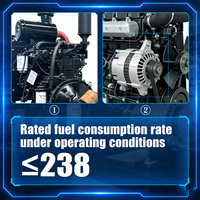 Machine d'extraction de sable multifonctionnelle à démarrage électrique de qualité, moteur diesel pour le dragage en mer/en rivière, écologique avec pompe à eau