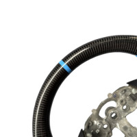 GM.Modi-Hub 100% Kulit Serat Karbon Asli untuk Bentuk Kustom Setir 3-Spoke 35-40cm Garansi 1 Tahun untuk Mazda 3
