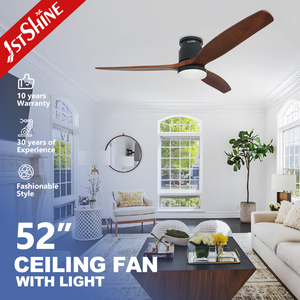 1stshine Ventilateur de plafond LED Vente en gros OEM Couleur encastré Éclairage à intensité variable Ventilateur de plafond avec télécommande - Product Image 2