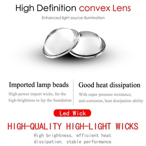 Lampe Eagle Eye pour <span class=keywords><strong>moto</strong></span> 23 mm, universelle, 12 V, projecteurs LED, rétroviseur modifié, accessoires d'éclairage <span class=keywords><strong>moto</strong></span> - Product Image 5