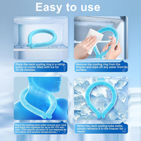 Ice Pack Neck Band Cooling Tube Neck Wrap Anti-Heat Fatigue Relief pour l'été