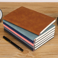 2025 cahier de couverture en cuir PU taille A5 personnalisée avec Logo couverture rigide planificateurs écriture journal bloc-notes pas cher Journal personnalisable