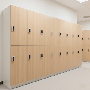New Waterproof Eco-Friendly Fireproof Sports Z-shaped 12mm Thick Modern Outdoor <b>Storage</b> Cabinet for Gyms Apartments Board Lo - Product Image 4