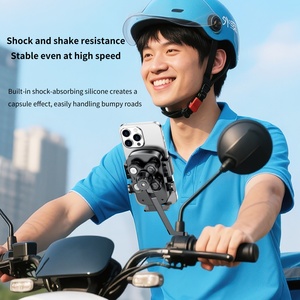 Logotipo personalizado 360 <span class=keywords><strong>Soporte</strong></span> universal <span class=keywords><strong>para</strong></span> teléfono inteligente <span class=keywords><strong>para</strong></span> motocicleta y bicicleta Impermeable y flexible Espejo retrovisor <span class=keywords><strong>Soporte</strong></span> <span class=keywords><strong>para</strong></span> teléfono - Product Image 2