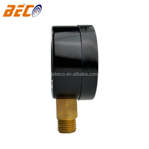 50mm boîtier en acier noir 250Psi Standard Bourdon Tube manomètre manomètre pour <span class=keywords><strong>eau</strong></span> Air GPL gaz carburant fluide - Product Image 2