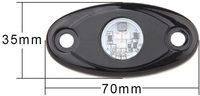 Kit de lumières de roche à Led RGB 12 Pods Led Rock Light APP Control 15 DIY Color Timing Music Flashing intérieur Neon Wheel Lights
