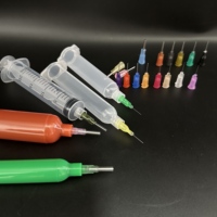 Aiguille filetée jetable 14G en ABS+Métal, 3 pouces, haute précision, accessoire d'outil de tournage pour machine de fraisage CNC, pointes émoussées, marque YQY
