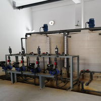 Pompe doseuse à diaphragme électrique de haute précision pour le traitement de l'eau potable, réglable, basse pression, norme IEC