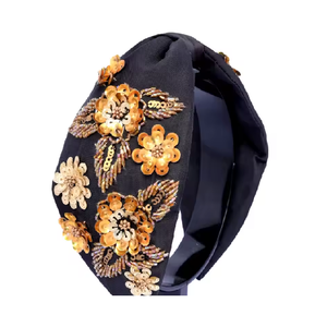 Diadema única y elegante con cuentas de semillas de colores diseñadas para mujeres que aprecian los accesorios para el cabello hechos a mano de alta gama - Product Image 3