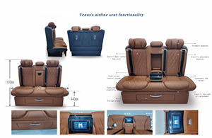 <span class=keywords><strong>Vip</strong></span> Vito W447 Vclass Siège Aero Sport en cuir de luxe Maybach pour modèle <span class=keywords><strong>Honda</strong></span> Alphard et Land Cruiser - Product Image 6