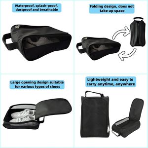 Sac de rangement pour chaussures de golf, sac fourre-tout en maille respirante pour chaussures de sport, pour les sports de plein air et les voyages - Product Image 2