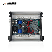 Amplificateur Audio Professionnel AK-30001 - Puissance 1CH 3000W RMS X4 pour Système Automobile avec Contrôle de Fréquence et de Basses à Gamme Complète